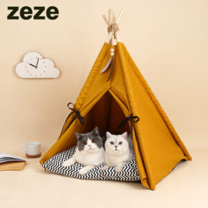 zeze Scandi Pet Tent เต็นท์แมว บ้านแมวทรงเต็นท์