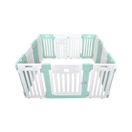 คอกสุนัขเพ็ทโฮม HOSTAIL Size L สีเขียว/ขาว