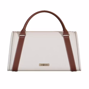 Voocoo กระเป๋าสัตว์เลี้ยง คล้องแขน มีหน้าต่างระบายอากาศ Pet Bag Fynn Hand Carry รุ่น 6974381464000 - Cream